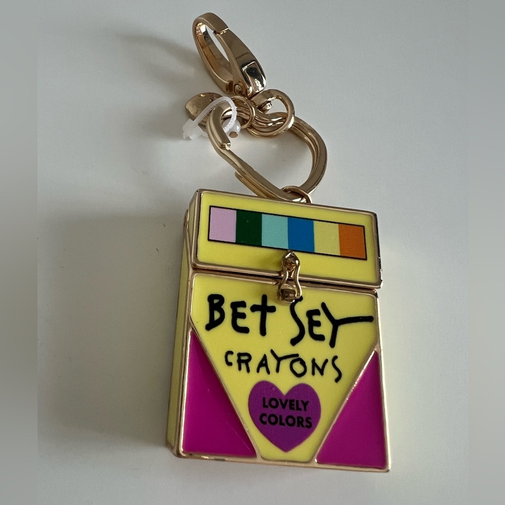 Betsey Johnson Crayon Box Bagcharm Keyring